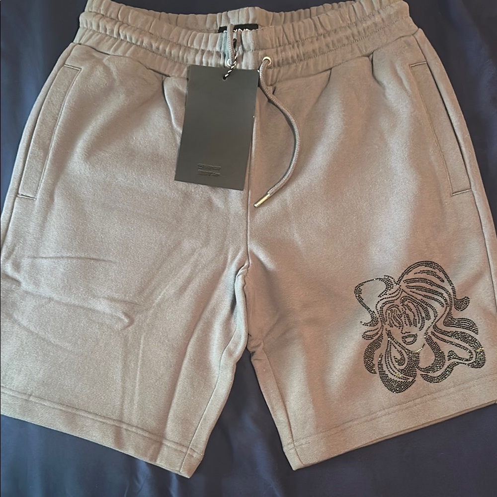 Ripndip beautiful trip charcoal grey sweatshorts